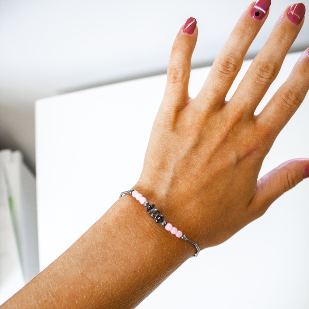 Beaded Rose Bracelet
